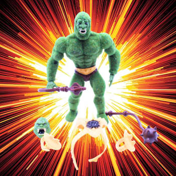 Masters of the Universe Origins Moss Man 2023 | beflockte Actionfigur